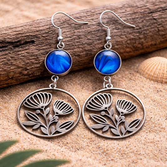Ohia Lehua Dangle Earrings