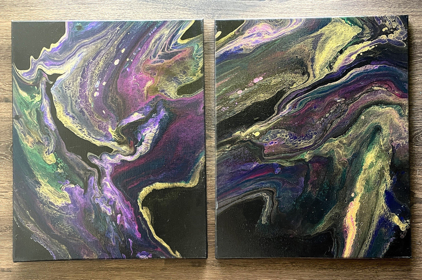 Original Acrylic Painting "Expanse" Diptych
