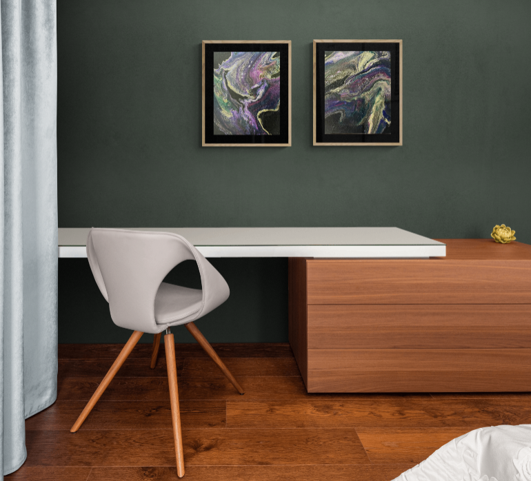 Original Acrylic Painting "Expanse" Diptych