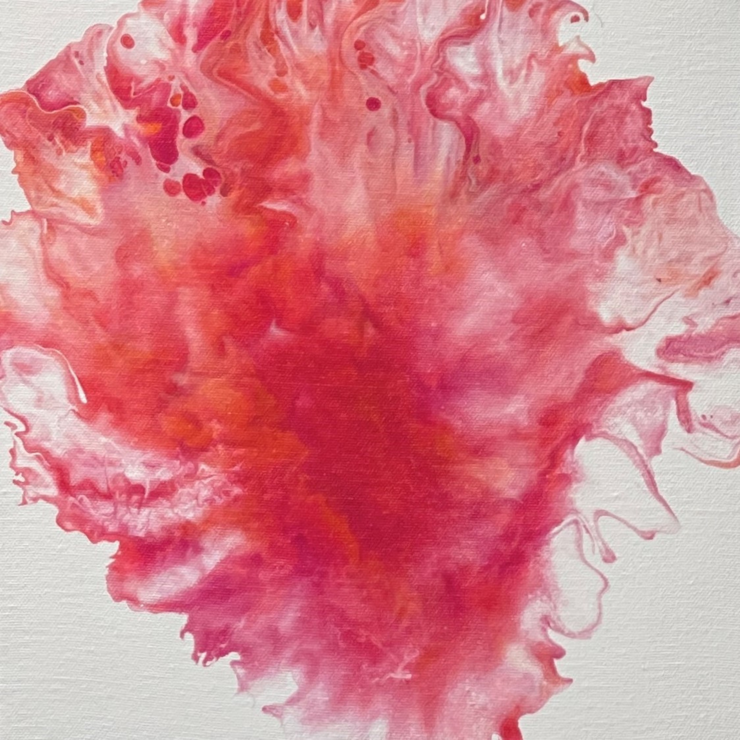 Original Acrylic Painting "Coral Quad"