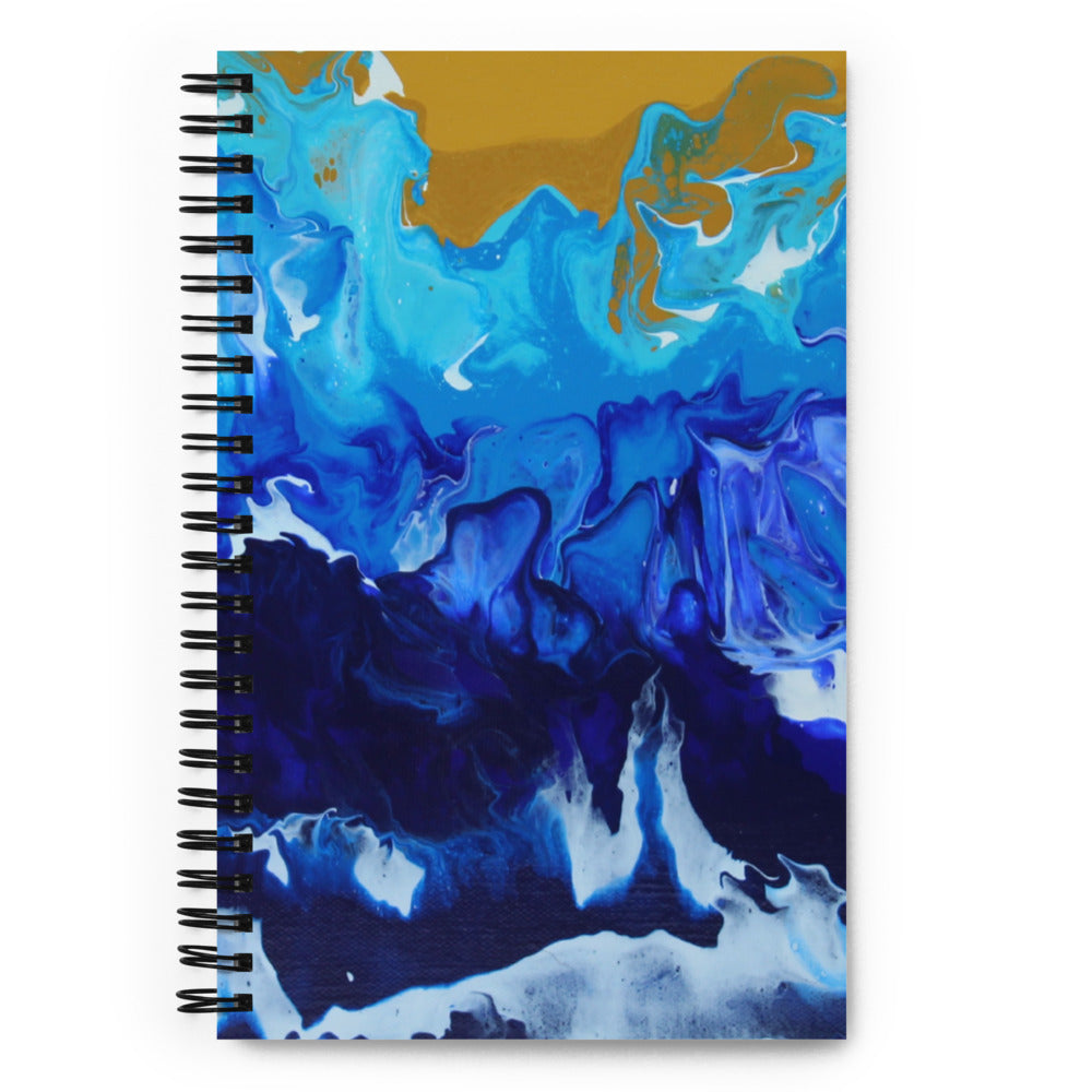 Hapuna Swell Spiral notebook