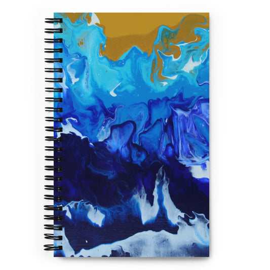 Hapuna Swell Spiral notebook