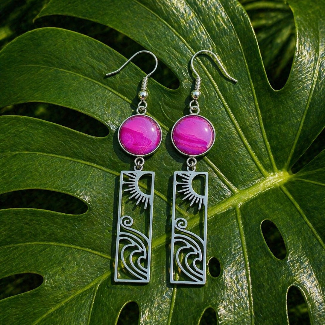 Ocean Light Statement Earrings