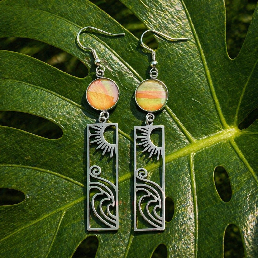 Ocean Light Statement Earrings