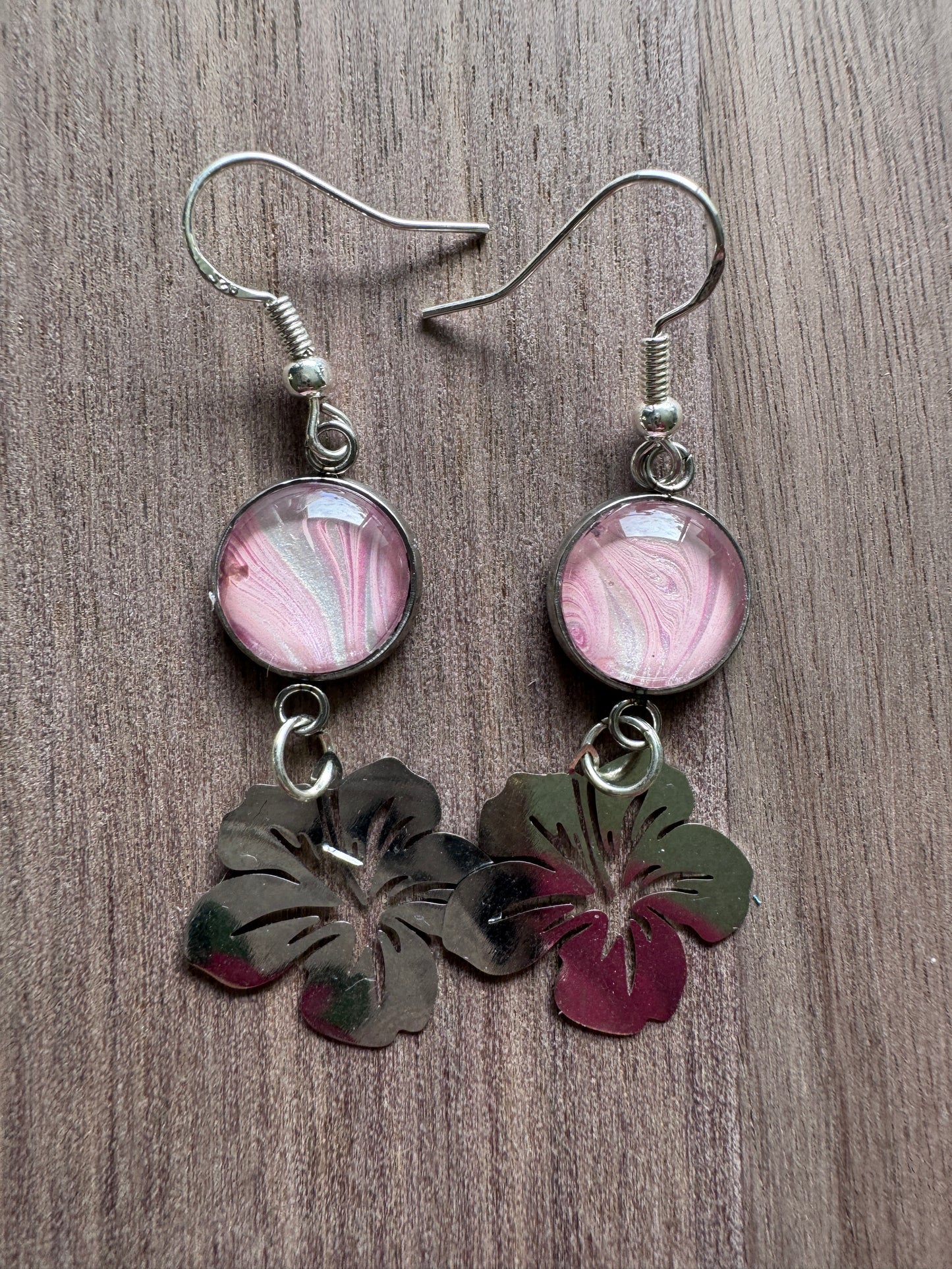 Hibiscus Bloom Statement Earrings