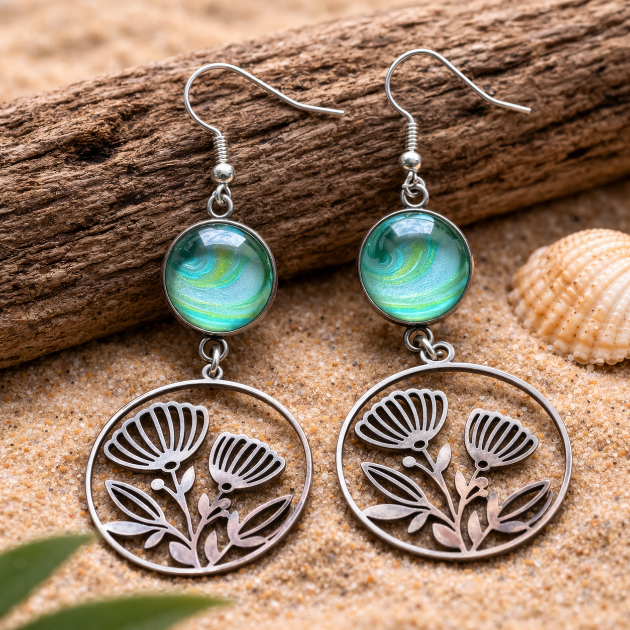 Ohia Lehua Dangle Earrings