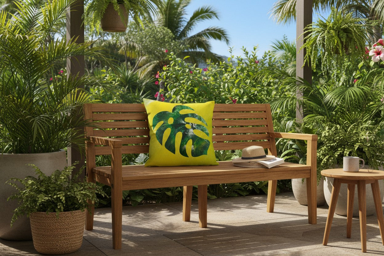 Monstera Throw Pillow Case