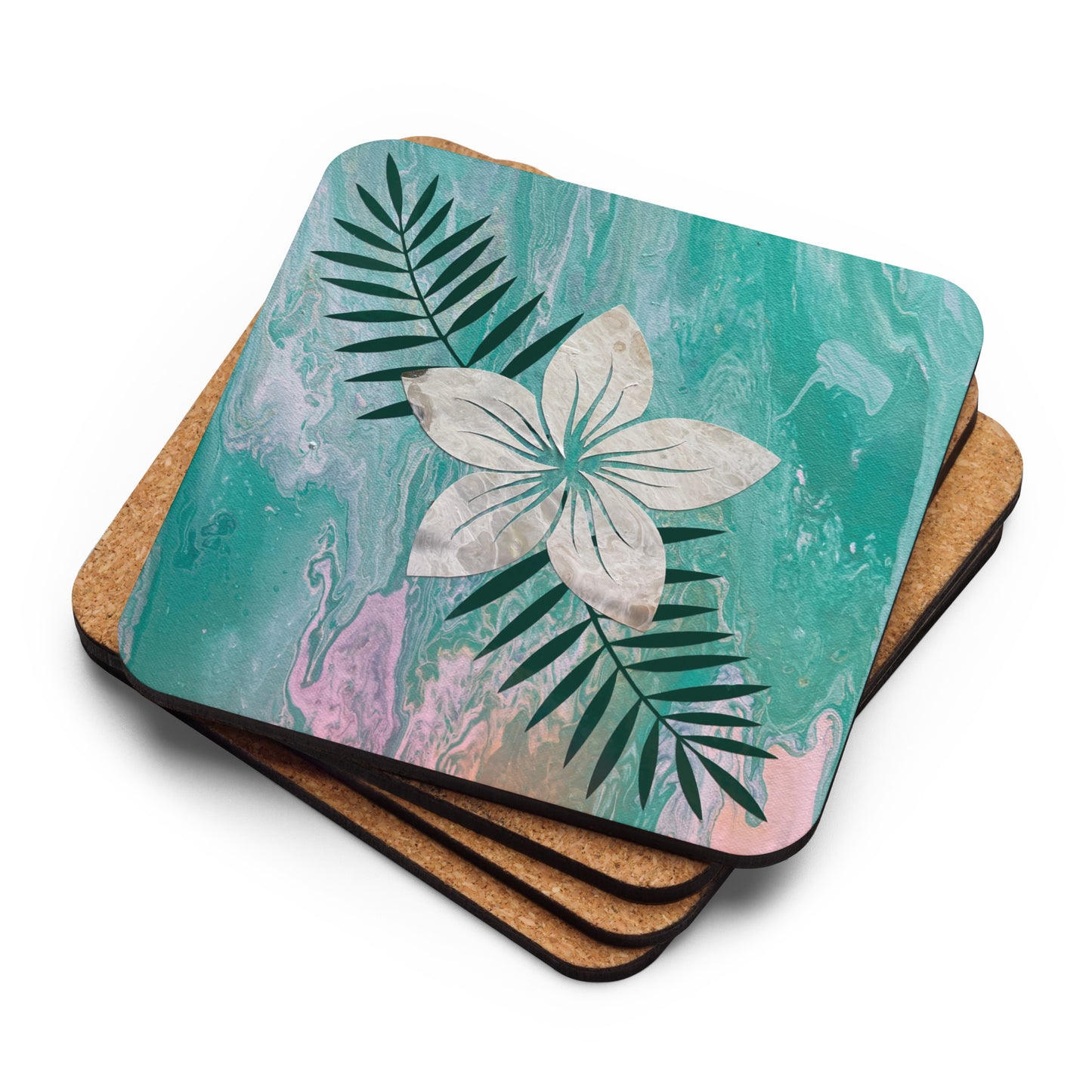 Plumeria Coaster