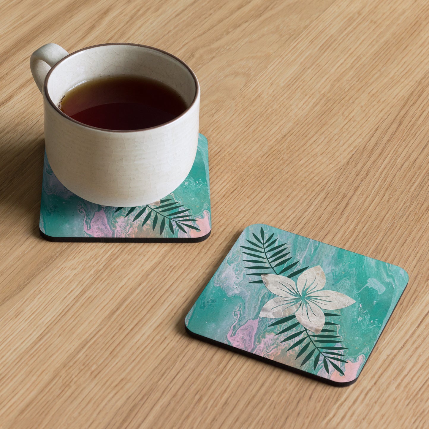 Plumeria Coaster