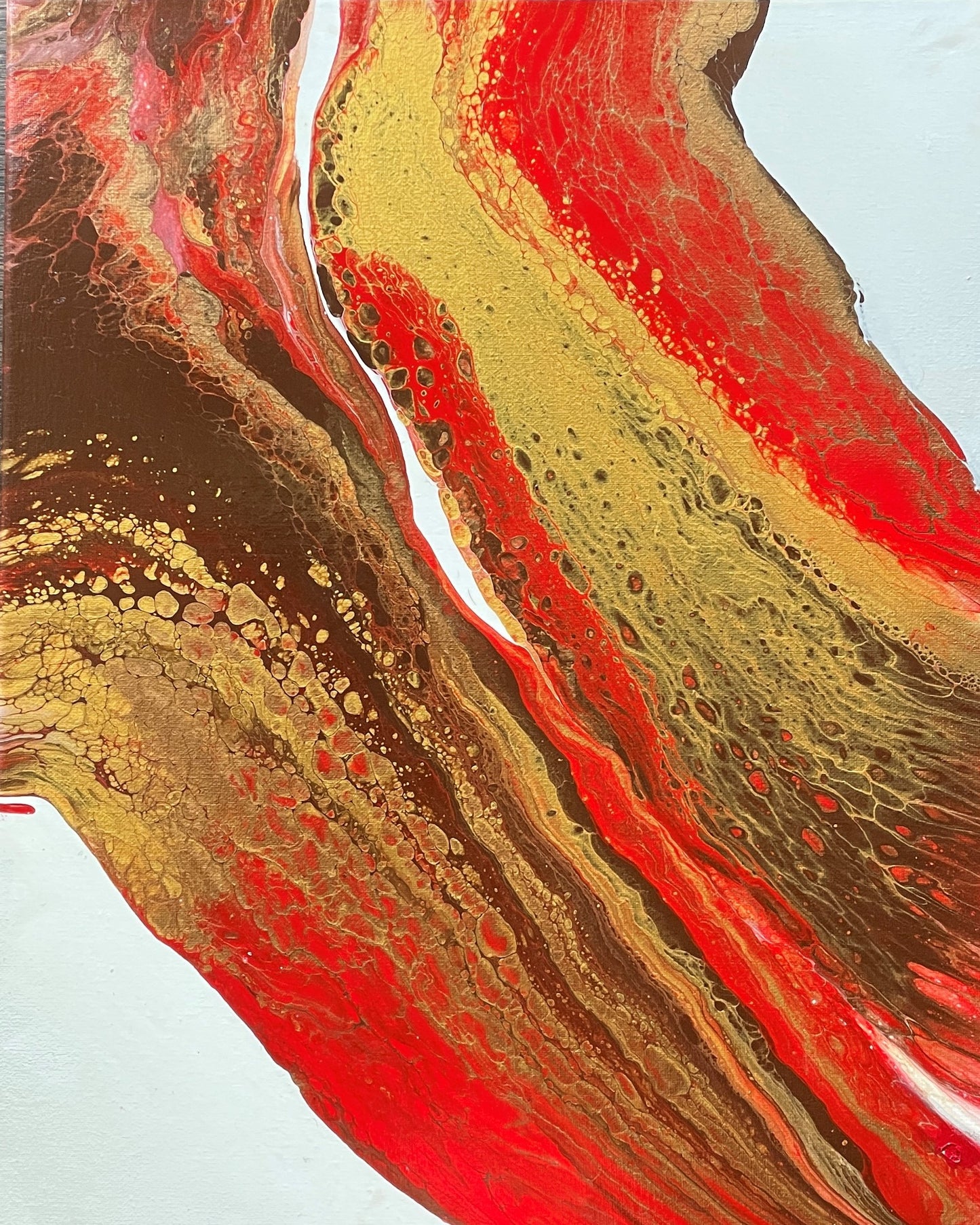 Original Acrylic Painting "Lava Flow"