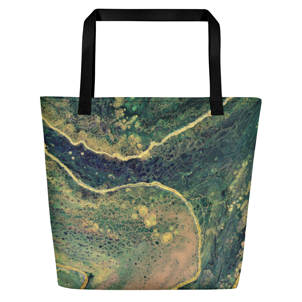 Phthalo River Beach Tote