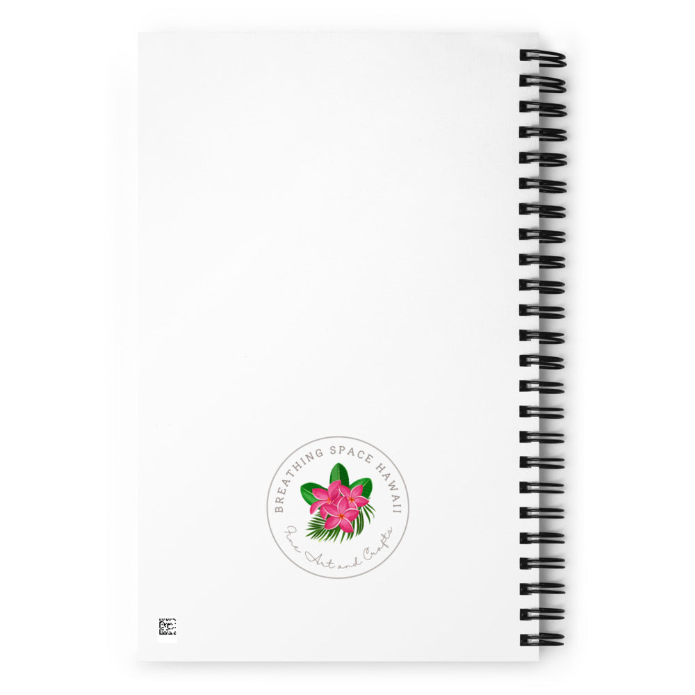 Blue Serenity Spiral notebook