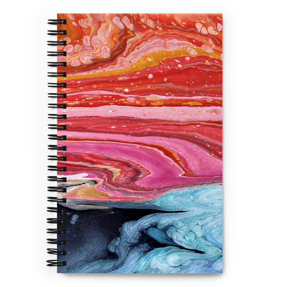 Kona Sunset Spiral notebook